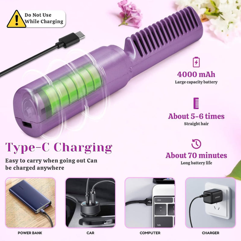 Wireless Electric Hair Styler